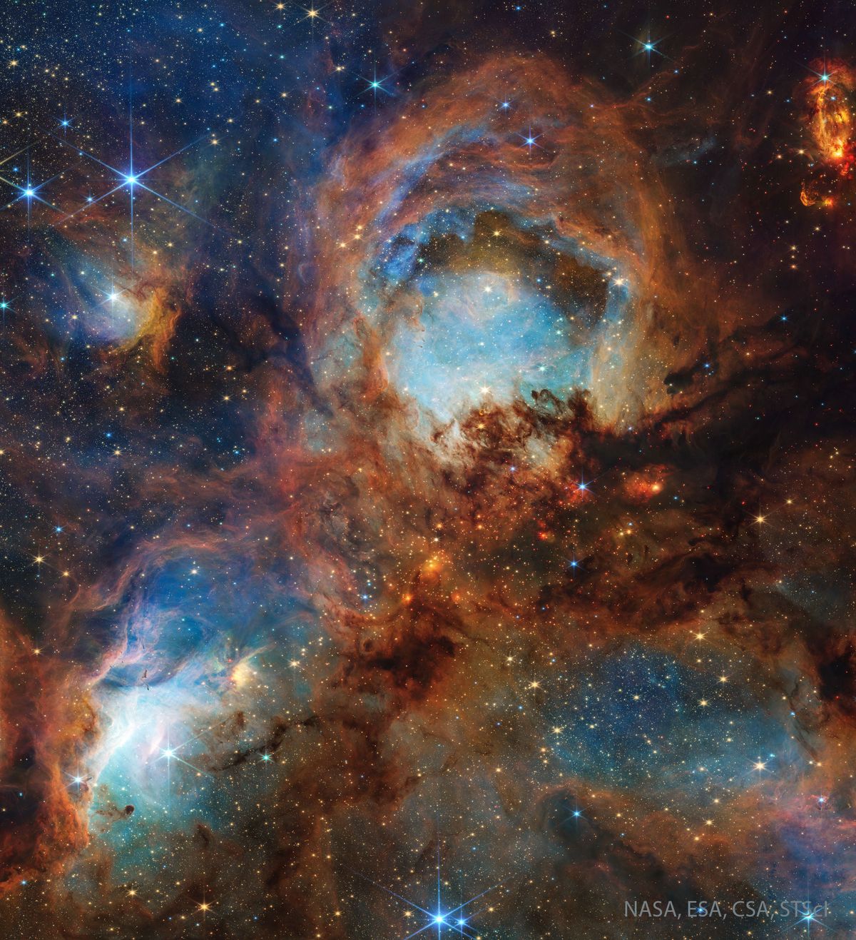 Cat's Paw Nebula from Webb